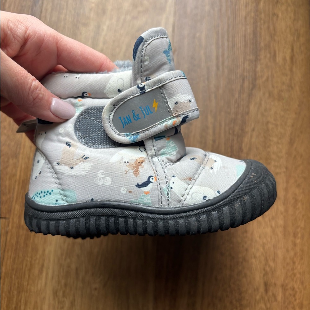 Jan & Jul Kids Snow Boots - Gray